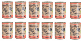 Konzervy mokré krmivo pre psa - Vidiecka COD Codic 10+2 zadarmo = 12 x 400 g