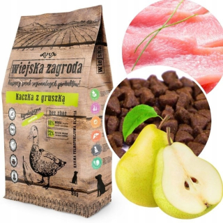 Krmivo pre psy - Country Farm Dry Dack s hruškou 9 kg