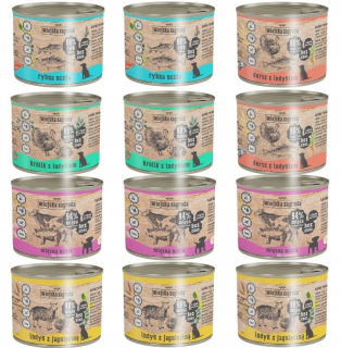 Konzervy mokré krmivo pre psa - Príchute Country Farm Mix 12 x 200 g