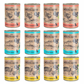 Konzervy mokré krmivo pre psa - Príchute Country Farm Mix 12 x 400 g