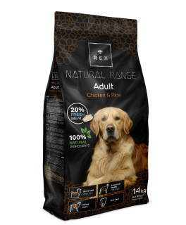 Suché krmivo pre psy granule - Zdravé jedlo Rex Shepherd Labrador Golden 14 kg