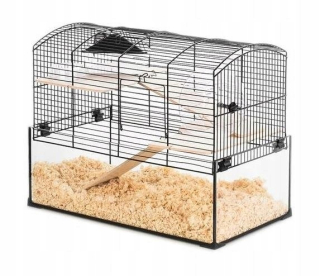 Klietka pre zajace, morčatá - Zolux Neo Panas Mała Cage so sklenenou podstielkou.