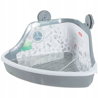 Klietka pre zajace, morčatá - Zox Corner WC pre hlodavce 32x23x14,5 cm
