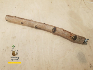 Żerdka, prírodná palica pre papagáje 40 cm 2-3 cm