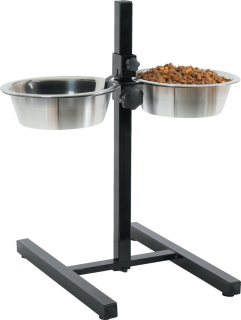 Miska pre psov - Sada 2 misiek 21 cm 1,5 l + stojan