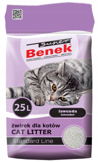 Podstielka pre mačky - Super Lavenda 25L