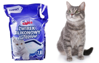 Podstielka pre mačky - Chico kompaktný silikónový vrh 7.6 l