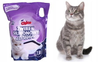 Podstielka pre mačky - Lavender Silikón chico 7.6 l