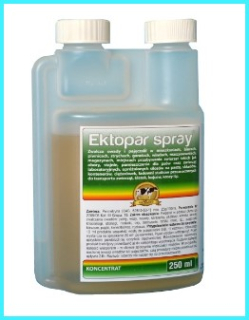 Ektopar Sprej Kliešte Permethrin Pre Svrabom 250 ml