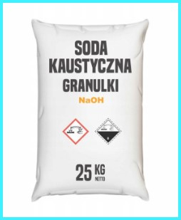 Lúh sodný hydroxid sodný pelety 25 kg