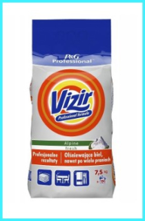 VIZIR ALPINE ČERSTVÉ PROFESSIONAL BIELE 7.5 kg.