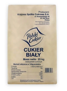 CUKOR 25 KG VRECE