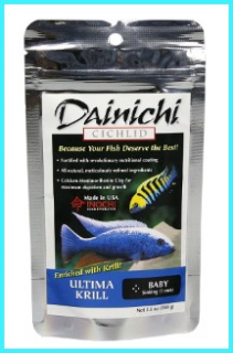 DAINICHI Cichlid Ultimy Krill Potopenie 500g médium