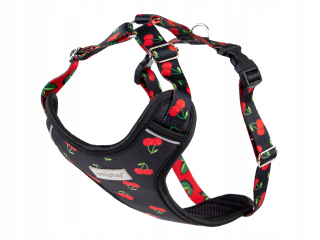 Postroj pre psov amiplay Discovery BeHappy L Cherry