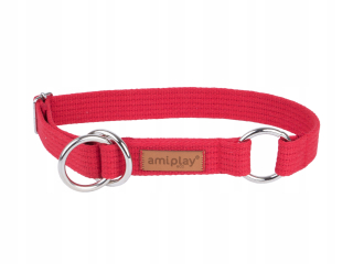Obojky pre psy - AmiPlay Strong Half -Cotton XL Half -Collar