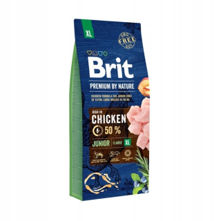 Suché krmivo pre psy granule - Brit Premium od Nature Junior XL 15 kg