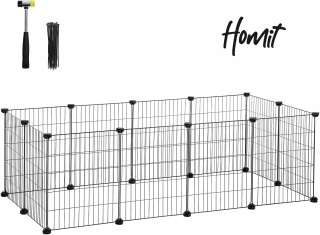 Hliníková ohrádka TimeTrade pre malého psa, 90 x 360 x 60 cm