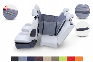 Prepravná taška pre psa - Z ruky Kardaff Anti Slip 2/3 Sofas 90x160 Popiel