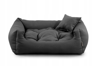 Dobrý pelech pre psa, odtiene sivej, 80 cm x 65 cm