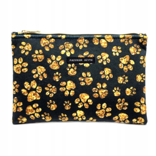 Sashet Case Case Book Passport Dog Paws Golden