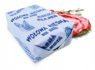 Hovädzie mäso/wp. mrazené - BARF sada potravín 10 kg