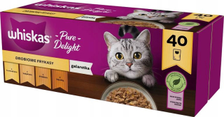 WHISKAS 40x85G HYDINA JEDLO JEDLO V ŽELÉ