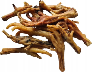 SUŠENÉ KURACIE NÔŽKY, CHRUVKÉ 100% PRÍRODNÉ 1kg.