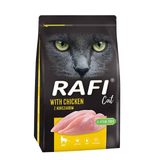 Granule pre mačky - Suché krmivo pre mačky Rafi chicken 7 kg